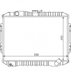  Radiateur Eau PAJERO. 2.6 ess..MAN. 