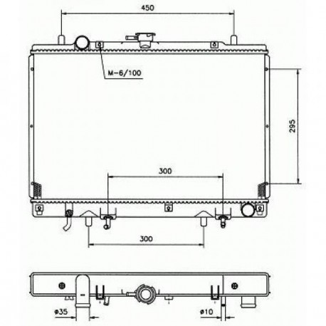  Radiateur PAJERO 2.5 TD. 2.5 TD.man./AUTOM. 