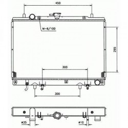  Radiateur PAJERO 2.5 TD. 2.5 TD.man./AUTOM. 