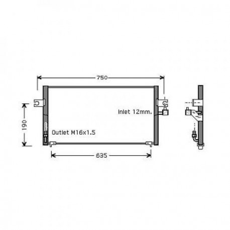  Condenseur ALMERA N15. 2.0 D .boîte man. /AUTOM. 