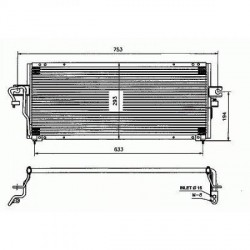  Condenseur ALMERA N15. 92 110-2M117 