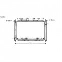 Radiateur refroidissement du moteur Nissan Micra K12 05-10
