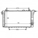 Radiateur refroidissement du moteur Citroen Saxo 99-04 Citroen Saxo 99-04 Nissan Patrol 81-97