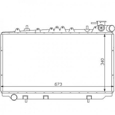  Radiateur Eau PRIMERA P10. 2.0 D .M.+/-AC 