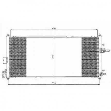  Condenseur ALMERA/PRIMERA. 1.5.1.8.2.2TD SCHALT/AUTOM 