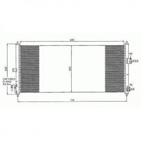  Condenseur ALMERA/PRIMERA. 1.5.1.8.2.2TD. MAN/AUTOM. 