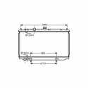 Radiateur refroidissement du moteur Nissan Primera 02-07 Berline / Break