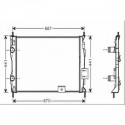 Radiateur refroidissement du moteur Nissan Qashqai 07-10