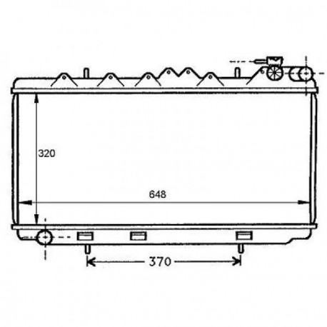  Radiateur Eau SUNNY Y10.N14. 2.0 D .MAN. 