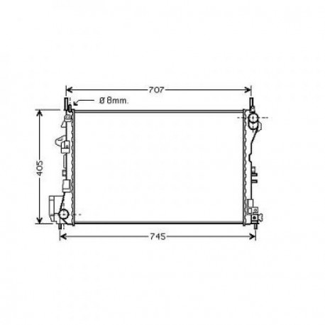 Radiateur refroidissement du moteur Start
