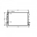 Radiateur VECTRA C+SIGNUM02- 650x415x34
