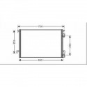 condenseur SAAB 9-303- 625x415x16