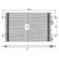 condenseur Volkswagen VW SHARAN95-00