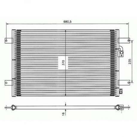 condenseur Volkswagen VW SHARAN95-00