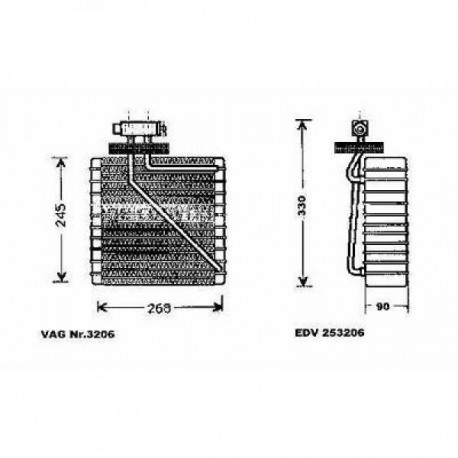 vaporiseur Volkswagen VW SHARAN95- aussi GALAXY