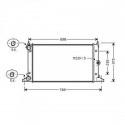 Radiateur eau Volkswagen VW SHARAN00-09 635x366x34