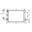 Radiateur eau Volkswagen VW SHARAN00-ALHAMBRA 635x470x34