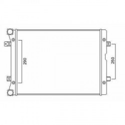 Radiateur refroidissement du moteur VolksWagen Sharan apres 2000