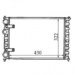 Radiateur refroidissement du moteur Seat Inca 96-04 Seat Inca 96-04 Seat Inca 96-04 Seat Inca 96-04 Seat Inca 96-04