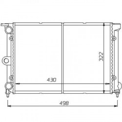 Radiateur eau SEAT IBIZA/CORDOBA99- 647x377