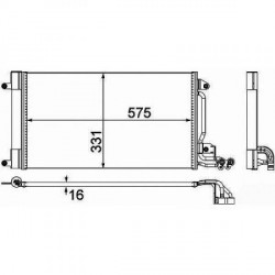 condenseur clim. IBIZA08-