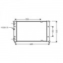 Radiateur refroidissement du moteur VolksWagen Polo Caddy / Variant 95-04 Start Start Start Seat Ibiza / Cordoba 93-96
