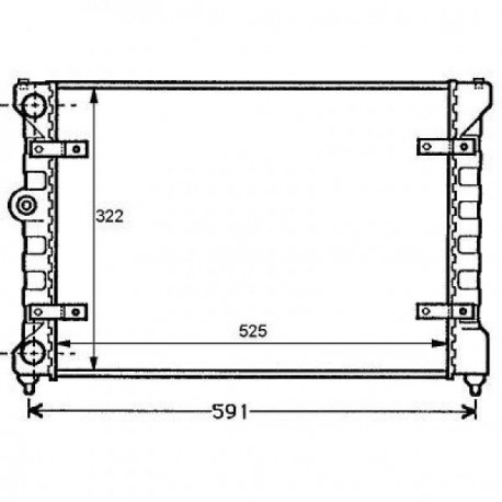 Radiateur refroidissement du moteur Seat Inca 96-04 Seat Inca 96-04 Seat Inca 96-04 Seat Inca 96-04 Seat Inca 96-04