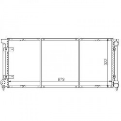 Radiateur refroidissement du moteur Seat Toledo 91-99