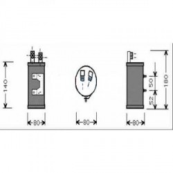 Filtre déshydratant climatisation Seat Toledo 91-99