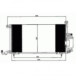 Condenseur climatisation Seat Toledo 91-99