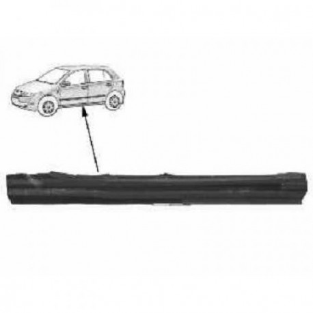 Marche-pied gauche (Côté conducteur) Skoda Fabia 99-04 (3 / 4 / 5 portes) Start Skoda Fabia 04-07 (3 / 4 / 5 portes)