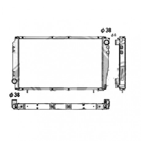 Radiateur refroidissement du moteur Subaru Impreza 93-01