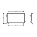 condenseur IMPREZA08/96-09/98