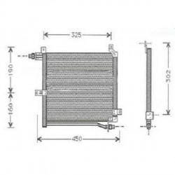 condenseur ALTO III95-00 325x320x16