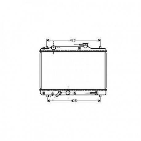 Radiateur refroidissement du moteur Suzuki Baleno 95-98