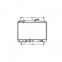 Radiateur refroidissement du moteur Suzuki Baleno 95-98