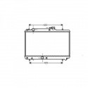 Radiateur refroidissement du moteur Suzuki Vitara 88-98