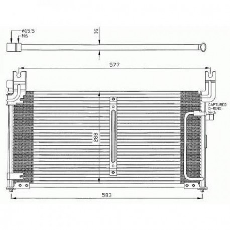 condenseur BALENO95- 550x320x20