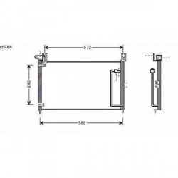 condenseur BALENO99- 550x300x20