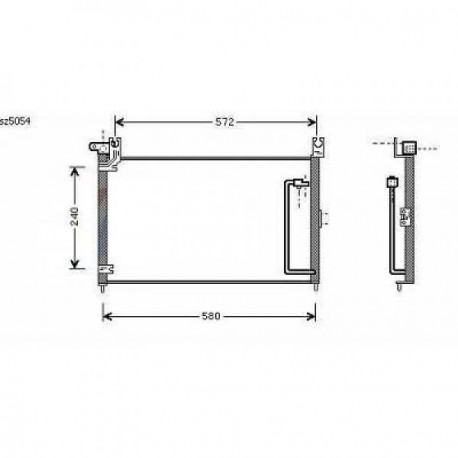 condenseur BALENO99- 550x300x20