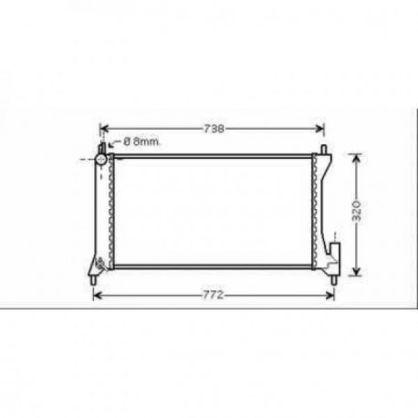 Radiateur refroidissement du moteur Suzuki Wagon R+ apres 2000 Start Start Suzuki Ignis apres 2003