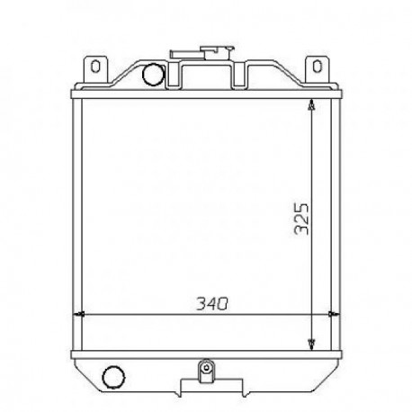 Radiateur eau SWIFT SF41389-94 330x325