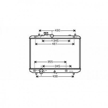 Radiateur refroidissement du moteur Suzuki Swift 05-10