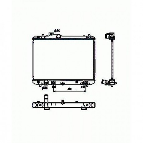 Radiateur refroidissement du moteur Suzuki Swift 05-10
