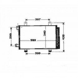 condenseur SUZUKI SX 406- ALLE MOD.