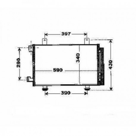 condenseur SUZUKI SX 406- ALLE MOD.