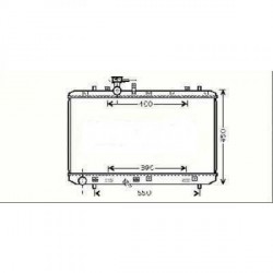 Radiateur refroidissement du moteur Suzuki SX4 apres 2006