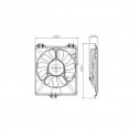 Ventilateur refroidissement du moteur droit (Côté passager) Suzuki SX4 apres 2006