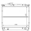 Radiateur refroidissement du moteur Suzuki Vitara 88-98