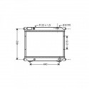 Radiateur refroidissement du moteur Suzuki Vitara 88-98